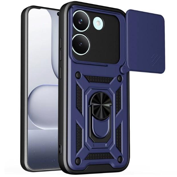 Накладка Camshield Serge Ring  для Xiaomi Poco X8 Pro синя