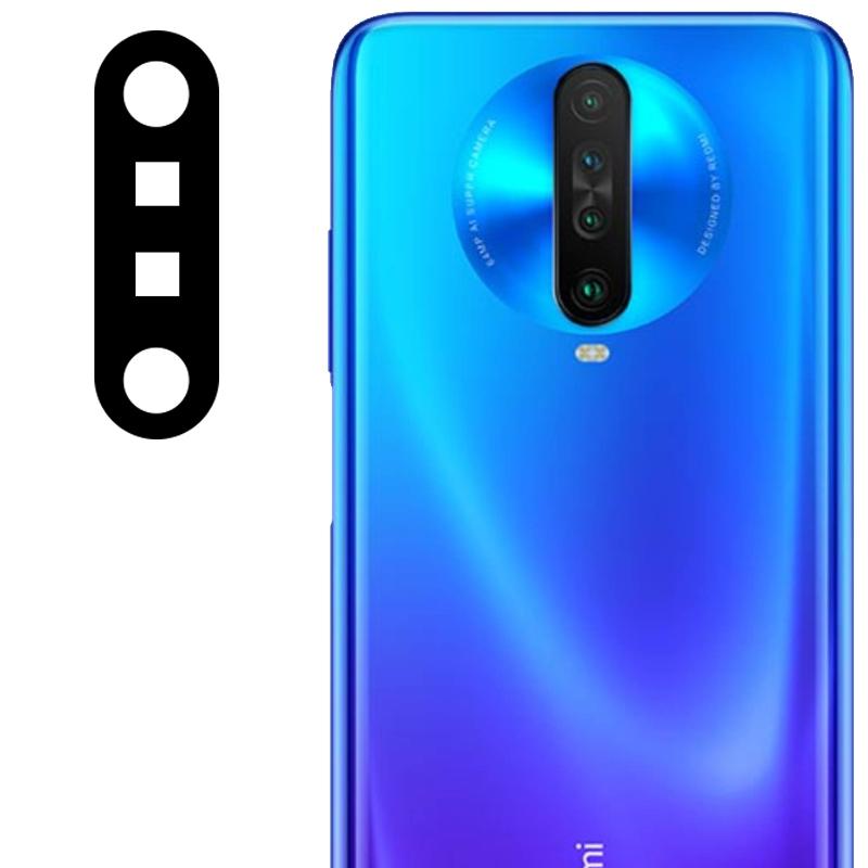 Захисне скло на камеру для Xiaomi Redmi K30 чорне (без упаковки)