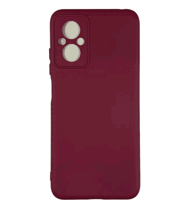 Silicone Cover Full Camera without Logo (A) для Xiaomi Poco M5 (Marsala)