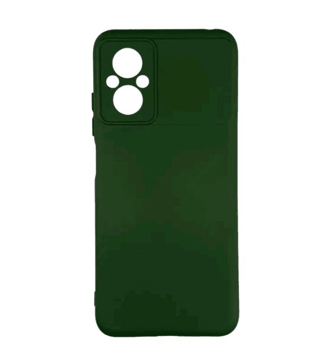 Silicone Cover Full Camera without Logo (A) для Xiaomi Poco M5 (Dark green)