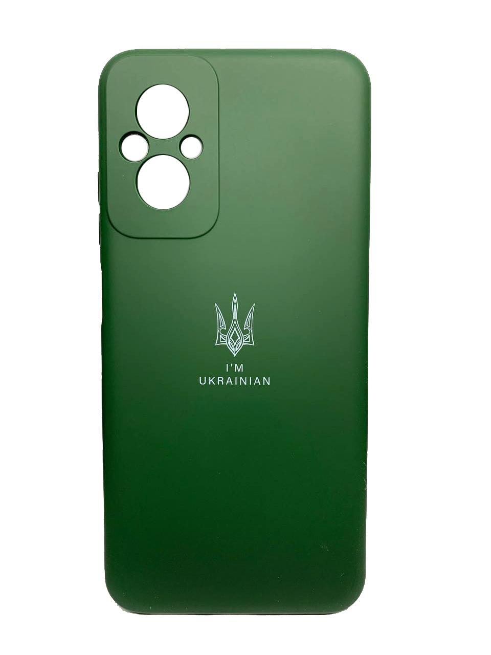 UA Silicone Case Full Protective для Xiaomi Redmi 11 Prime/Poco M5 4G (Dark green)