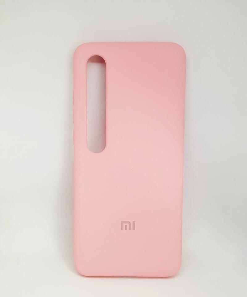 HQ Silicone Case для Xiaomi Mi 10/Mi 10 Pro рожевий