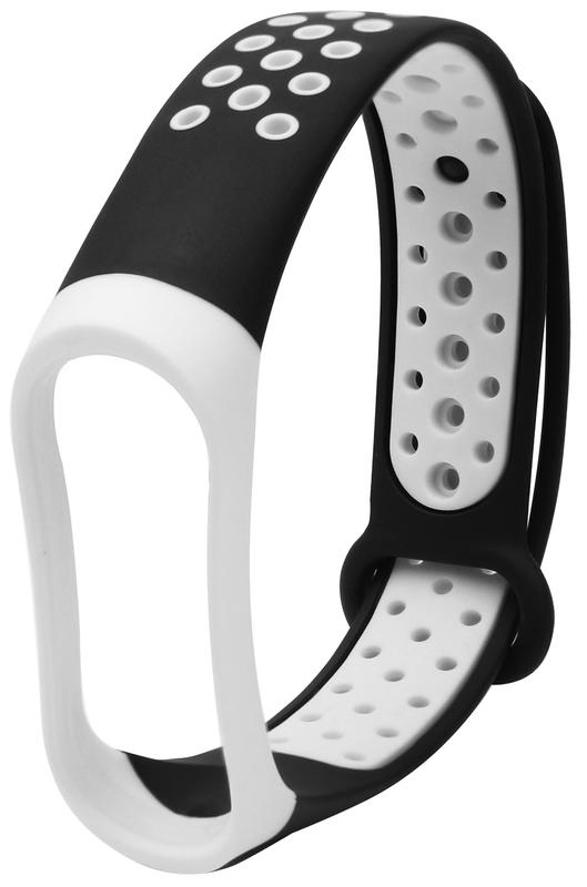Ремінець SPORT для Xiaomi Mi Band 3/4 black-white
