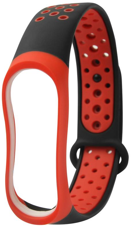 Ремінець SPORT для Xiaomi Mi Band 3/4 black-red
