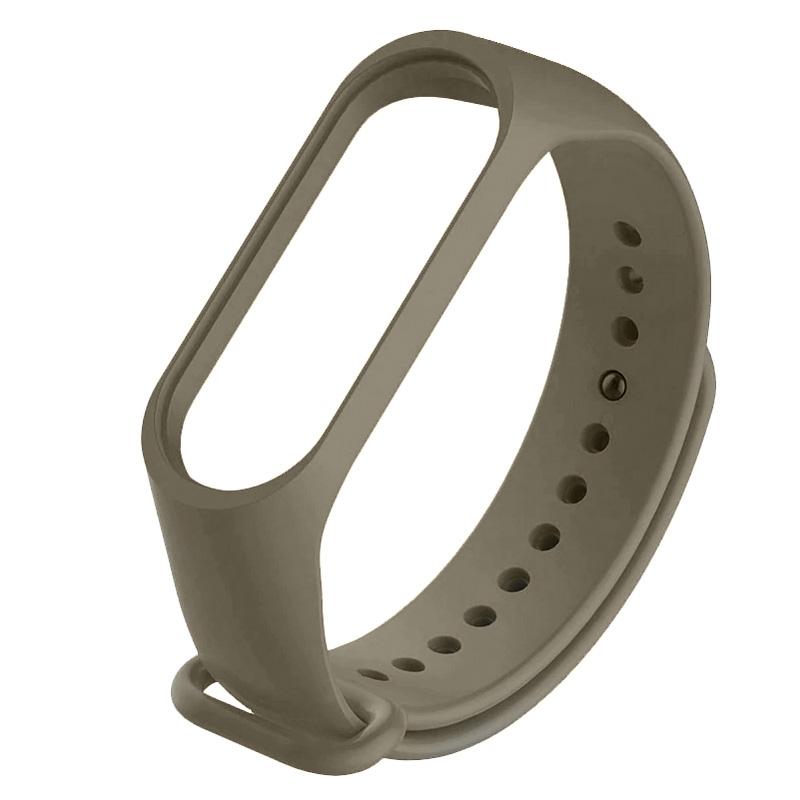 Ремінець Silicone для Xiaomi Mi Band 5/6/7 (Light Olive)