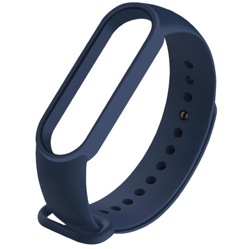 Ремінець Silicone для Xiaomi Mi Band 5/6/7 (Midnight blue)
