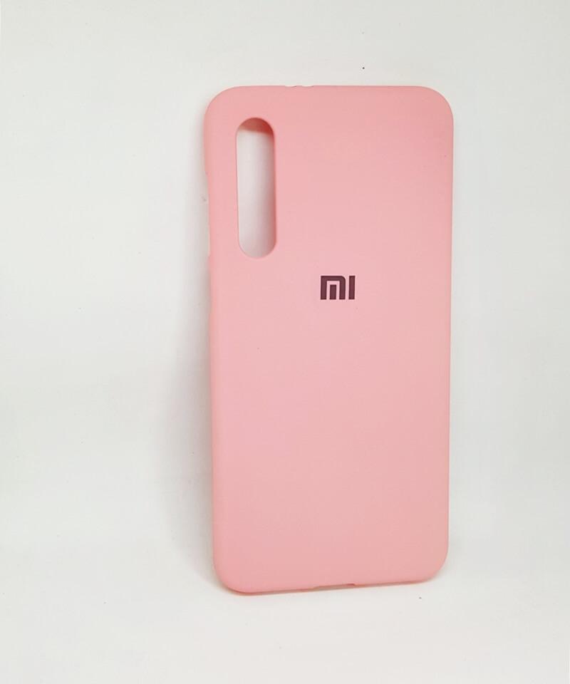 Накладка Silicone cover для Xiaomi Mi 9SE (Пудровий)