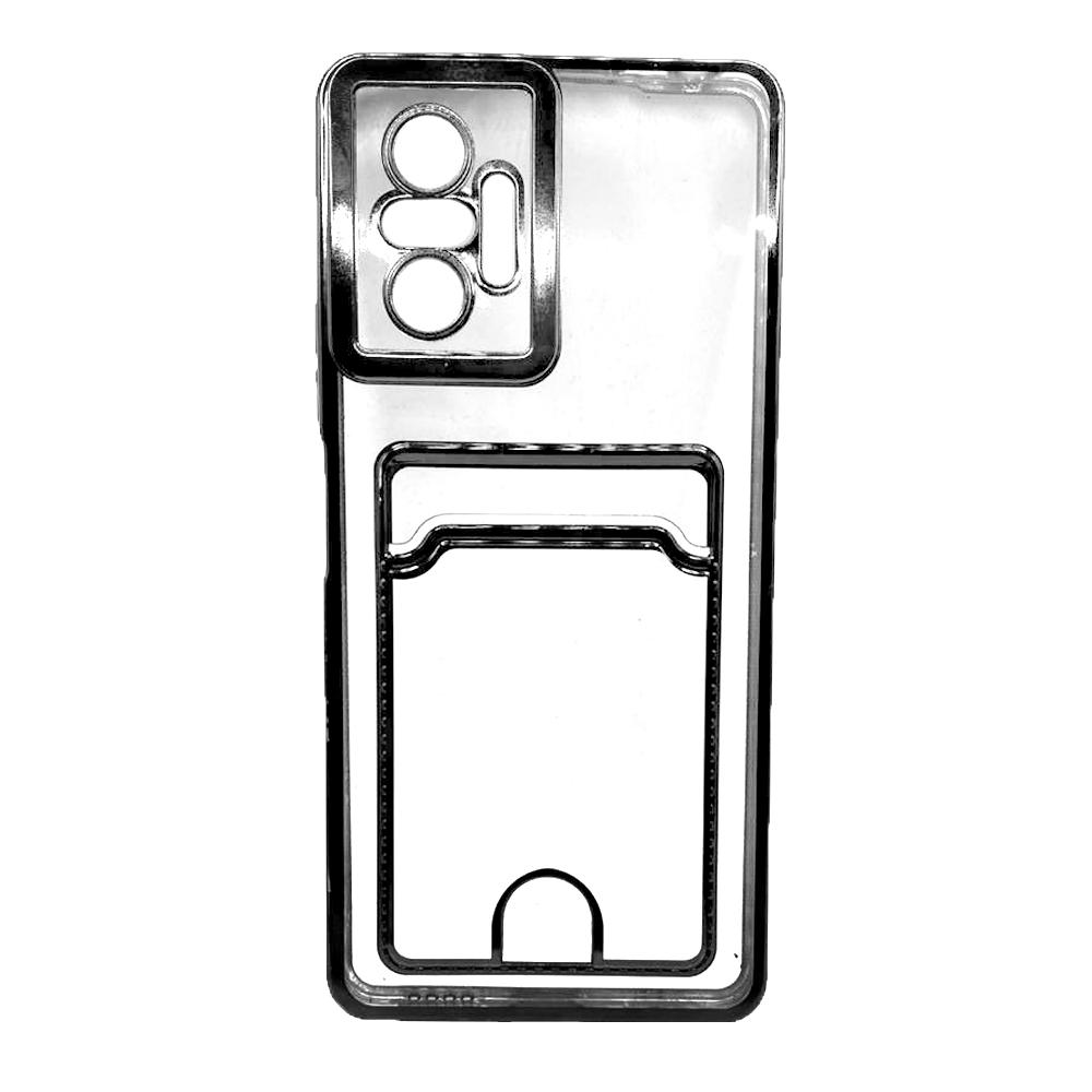Накладка Electroplated Side Colors Pocket для Xiaomi Redmi Note 10 Pro чорна