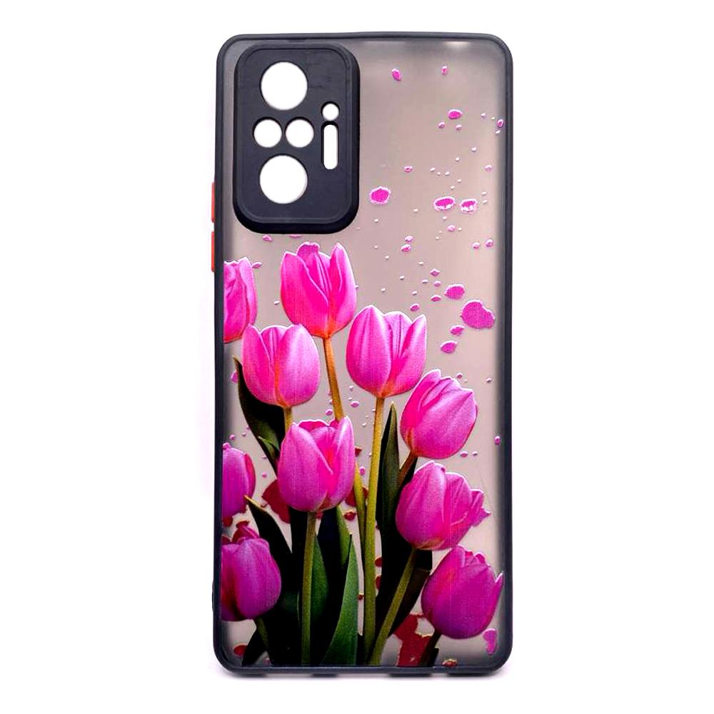 Накладка Totu Gingle Print для Xiaomi Note 10 Pro Квіти тюльпани