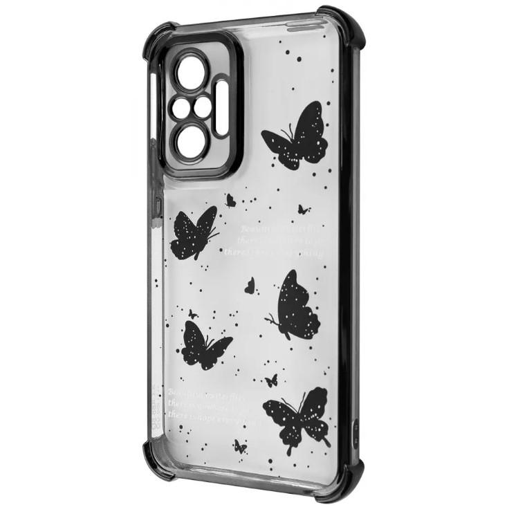 Чохол WAVE Winkie для Xiaomi Redmi Note 10 Pro black/butterfly