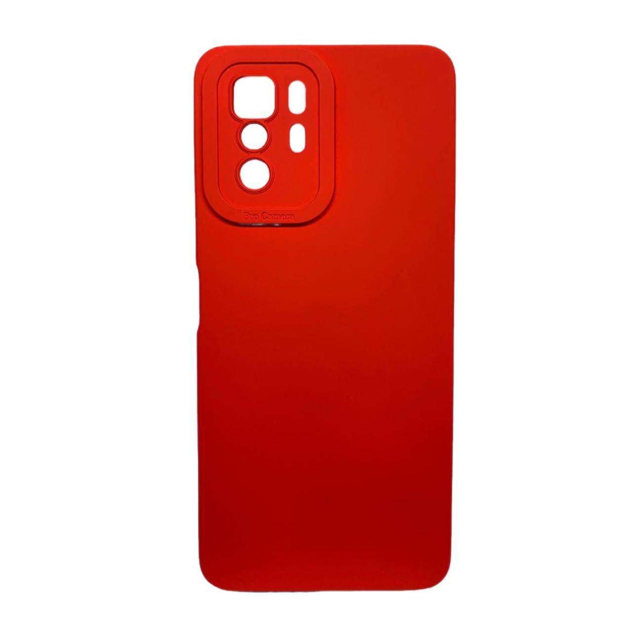 Накладка Color style з мікрофіброю для Xiaomi Redmi Note 10 Pro 5G/Poco X3 GT Red