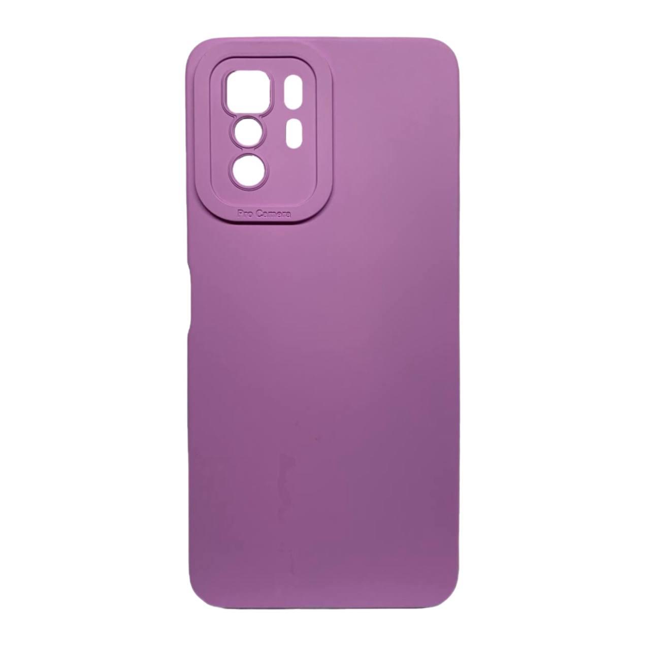 Накладка Color style з мікрофіброю для Xiaomi Redmi Note 10 Pro 5G/Poco X3 GT Purple