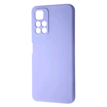 Silicone Cover Full Camera without Logo (A) для Xiaomi Poco M4 Pro 5G (Light purple)