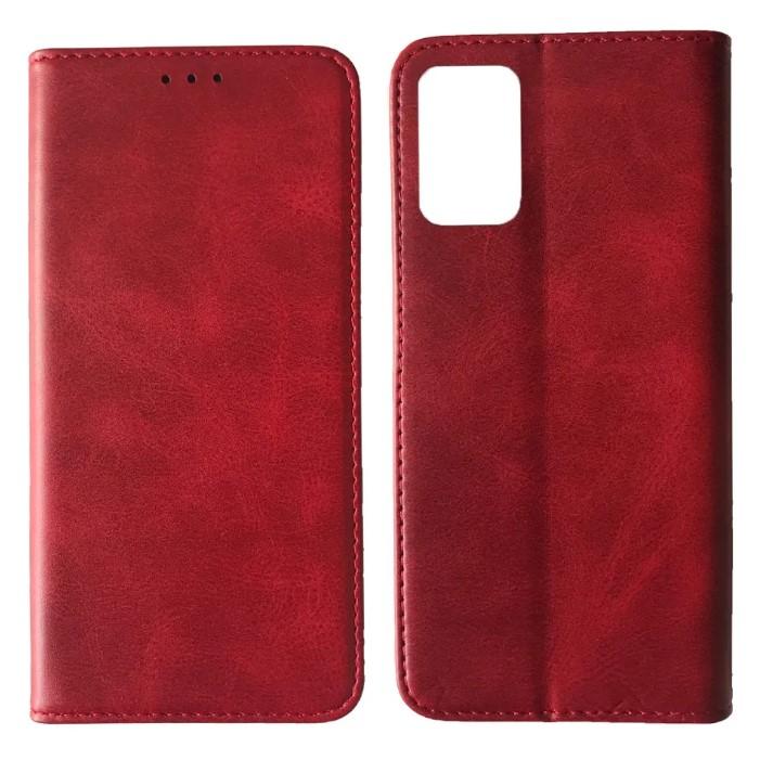 Книжка Black TPU Magnet для Xiaomi Redmi Note 10 Pro червона