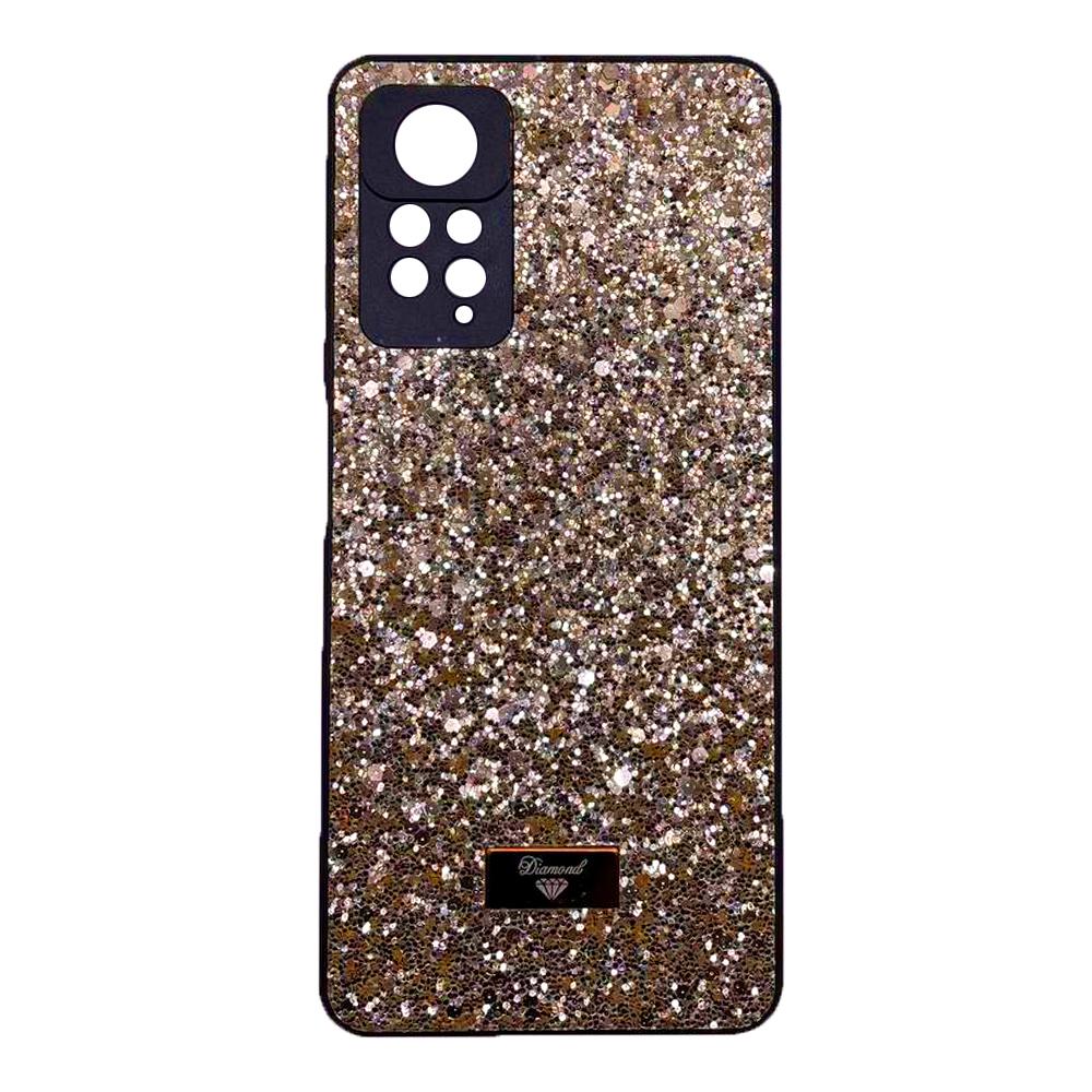 Накладка Bling Grainy Diamond Separate Camera для Xiaomi Redmi Note 11 Pro/Note 12 Pro 4G (Золота)