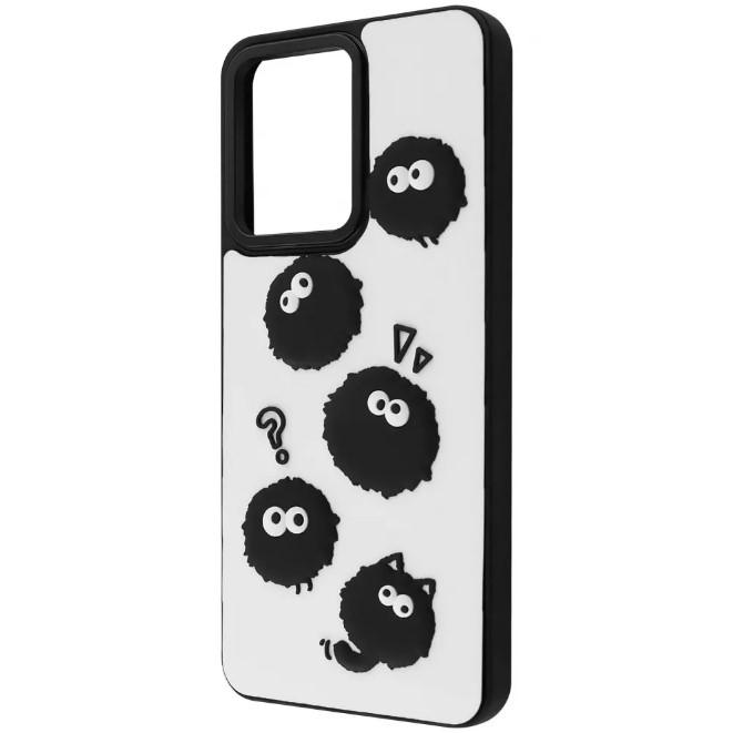 Чохол Doodle Case для Xiaomi Redmi Note 12 4G (Black fluffy)