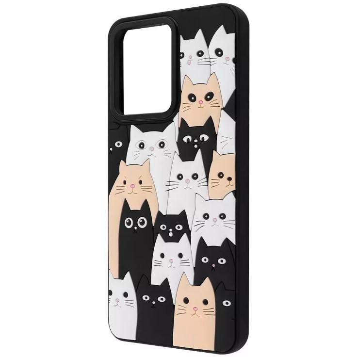 Чохол Doodle Case для Xiaomi Note 12 4G (Cats)