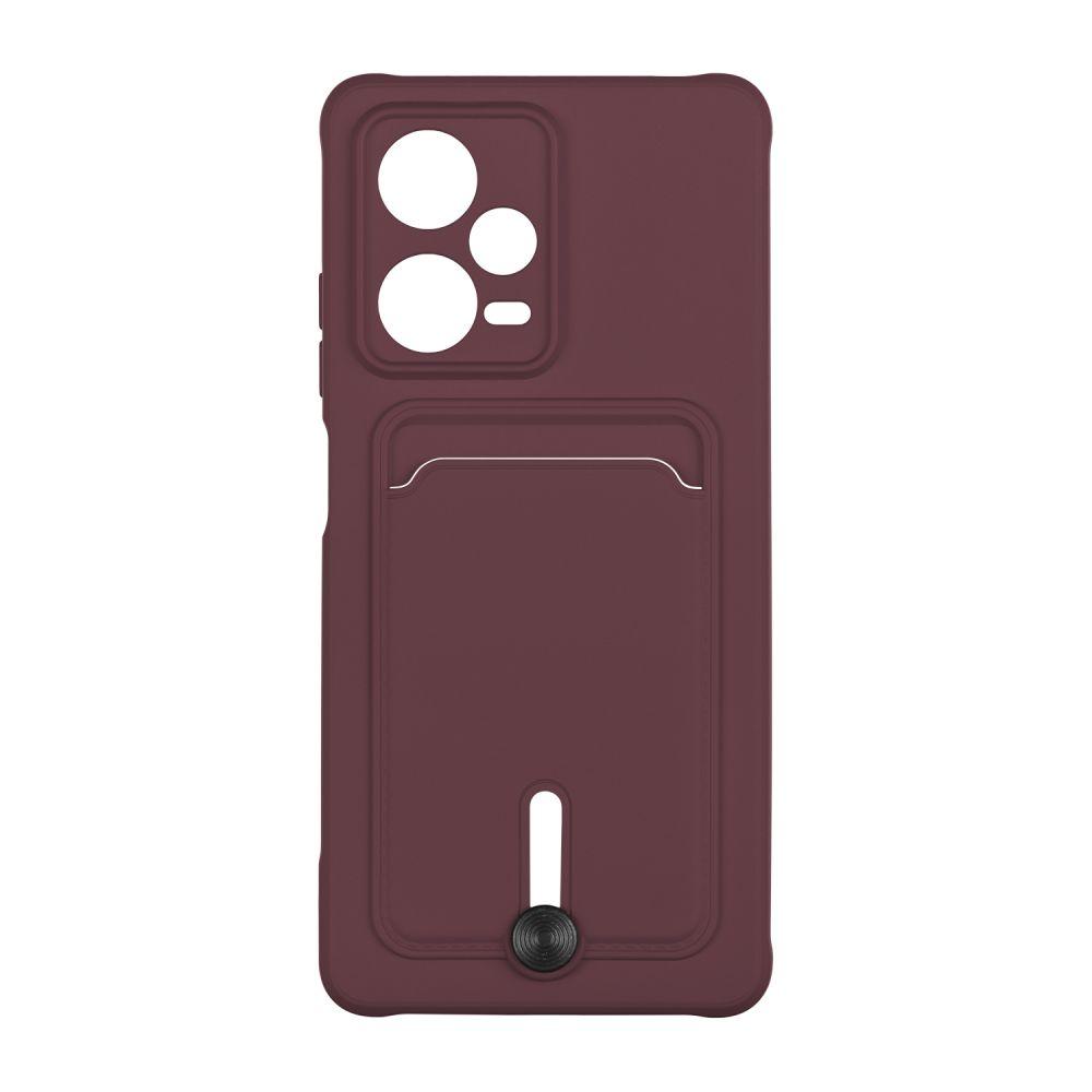 Чохол Colorfull Pocket Card для Xiaomi Redmi Note 12 Pro Plus (Marsala)