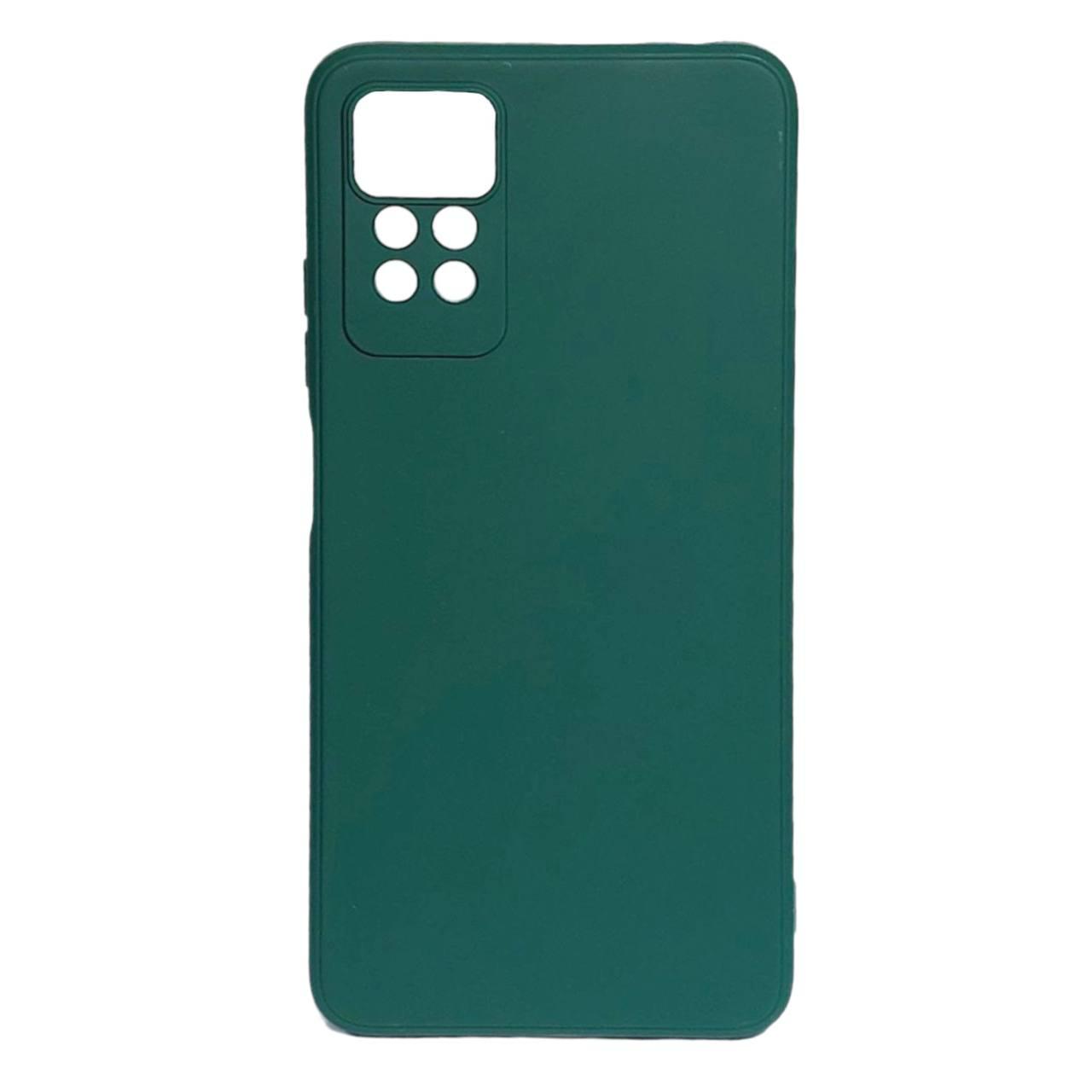 Накладка Color style з мікрофіброю для Xiaomi Redmi Note 12 Pro 4G Dark green