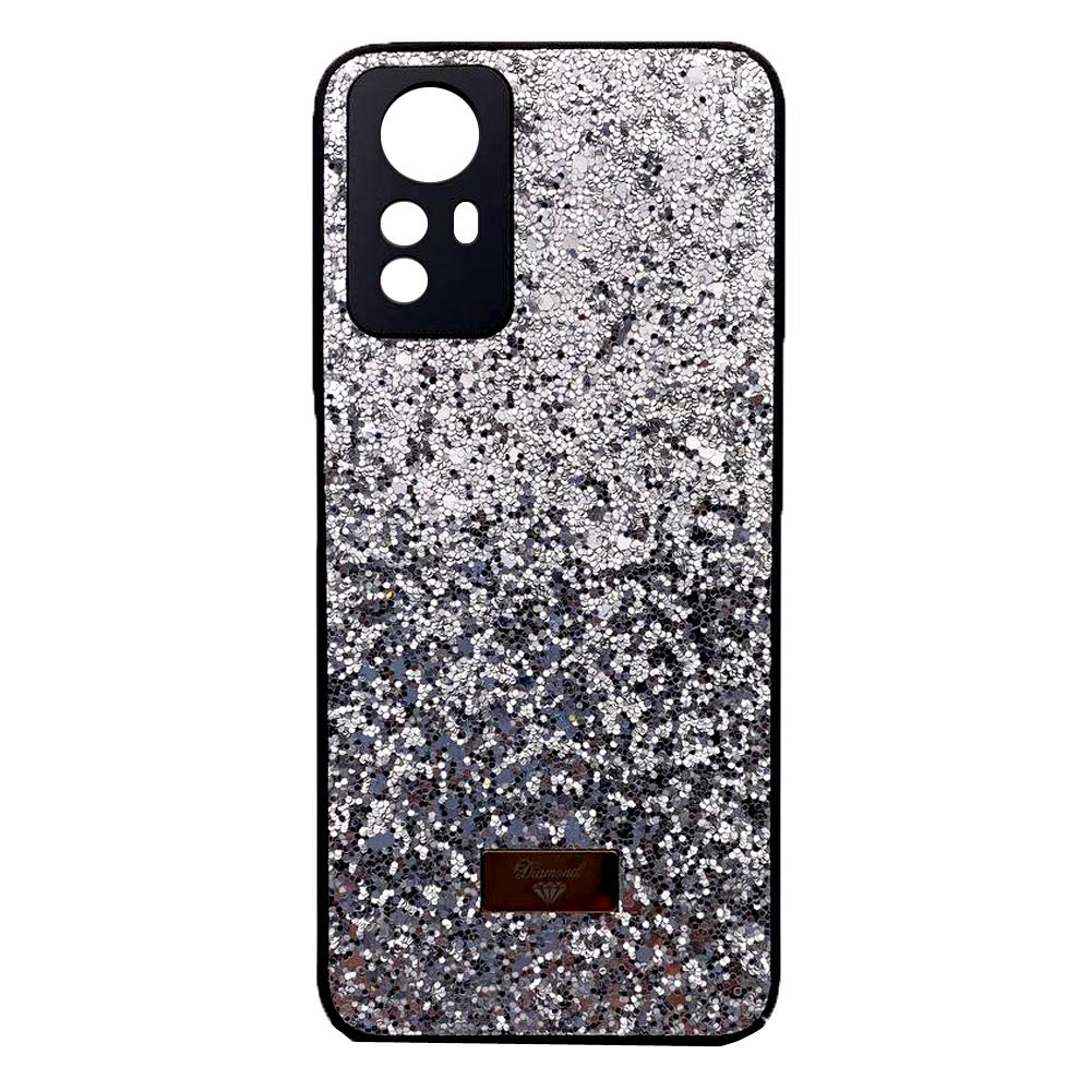 Накладка Bling Grainy Diamond Separate Camera для Xiaomi Redmi Note 12s (Срібляста)