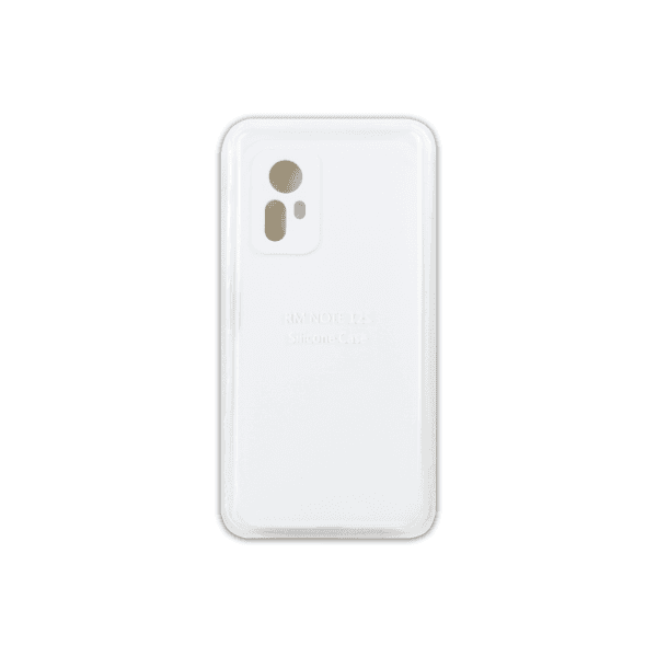 Silicone Case Full Protective No Logo для Xiaomi Note 12s (White)