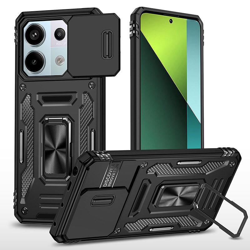 Накладка Camshield Army Ring для Xiaomi Redmi Note 13 4G Black