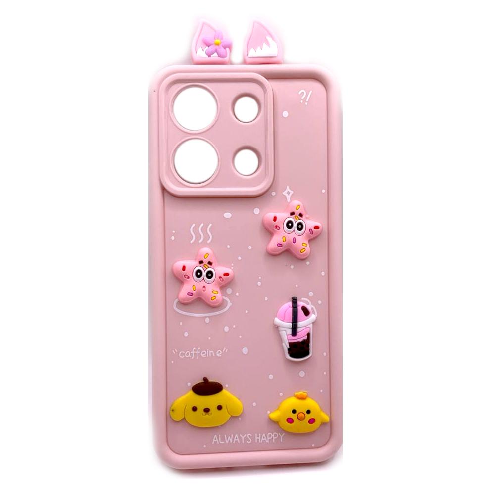 Чохол Pretty Toys with Ears для Xiaomi Note 13  4G (Light pink)