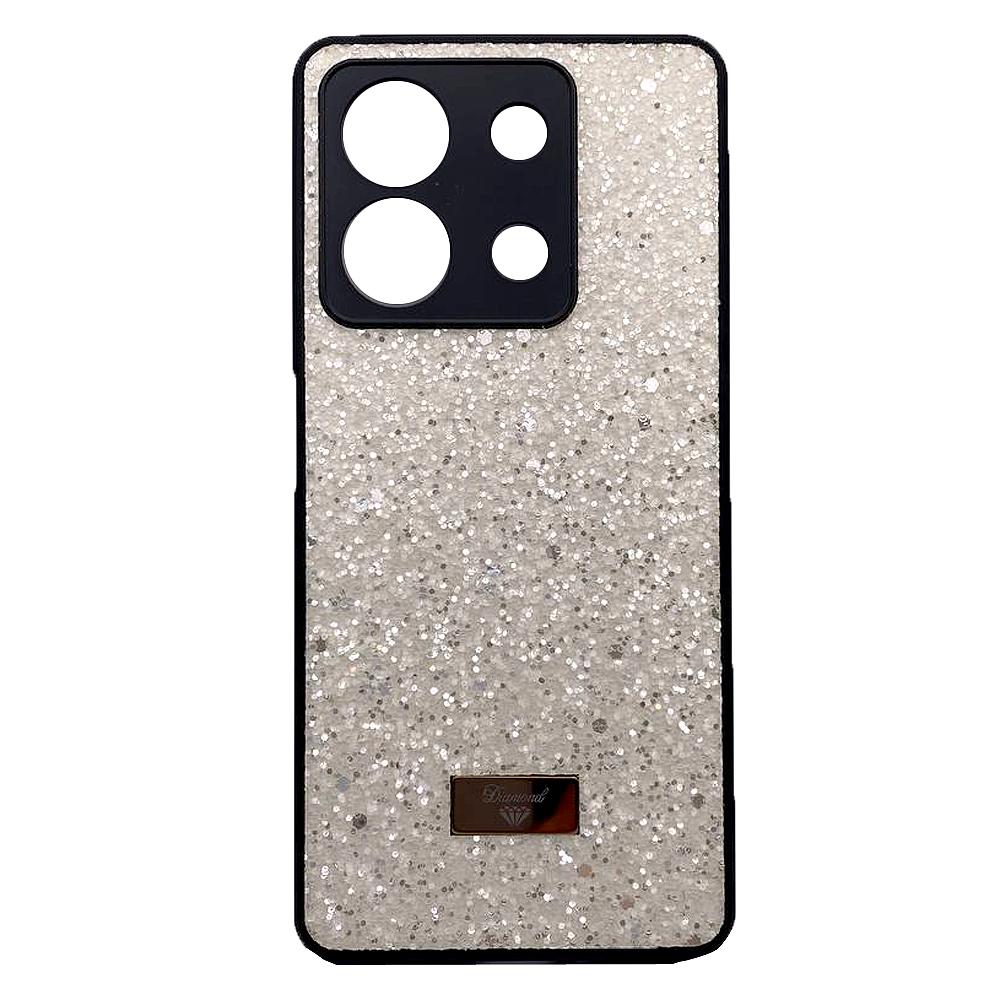 Накладка Bling Grainy Diamond Separate Camera для Xiaomi Redmi Note 13 5G (Кремова)