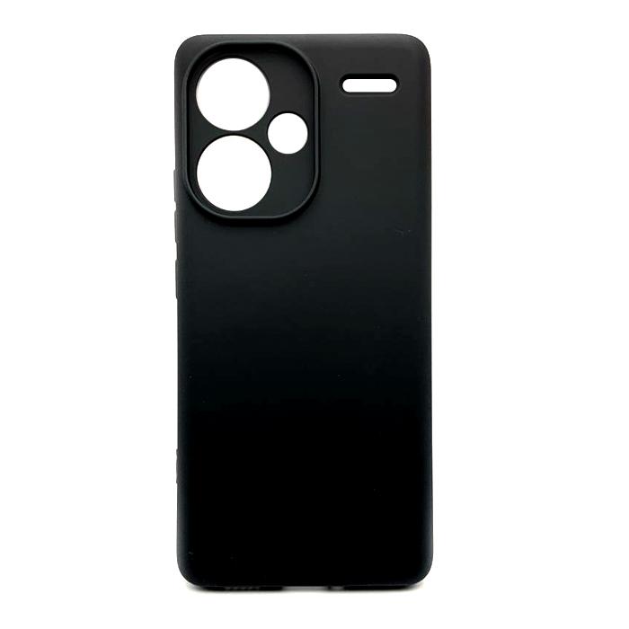Silicone Cover Full Camera without Logo (A) для Xiaomi Redmi Note 13 Pro Plus (black)