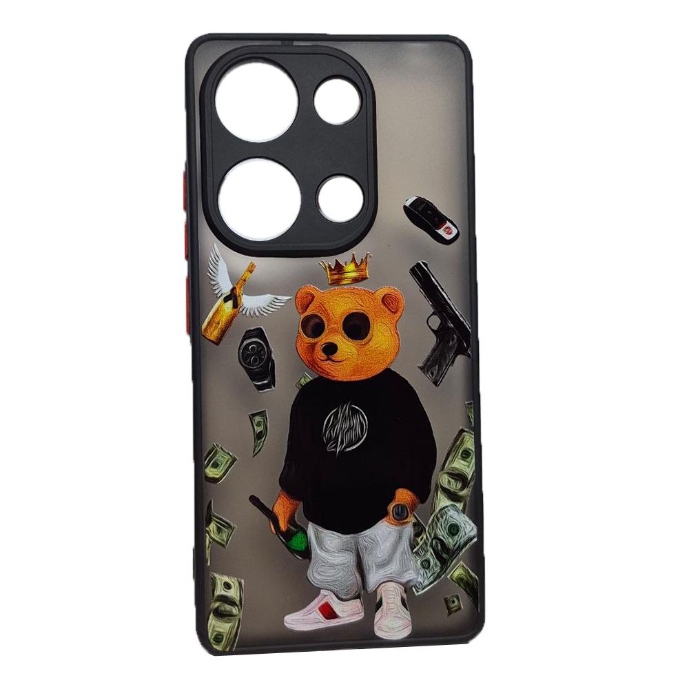 Накладка Totu Gingle Print для Xiaomi Note 13 Pro 4G / Note 14s / Poco M6 Pro 4G Мішка