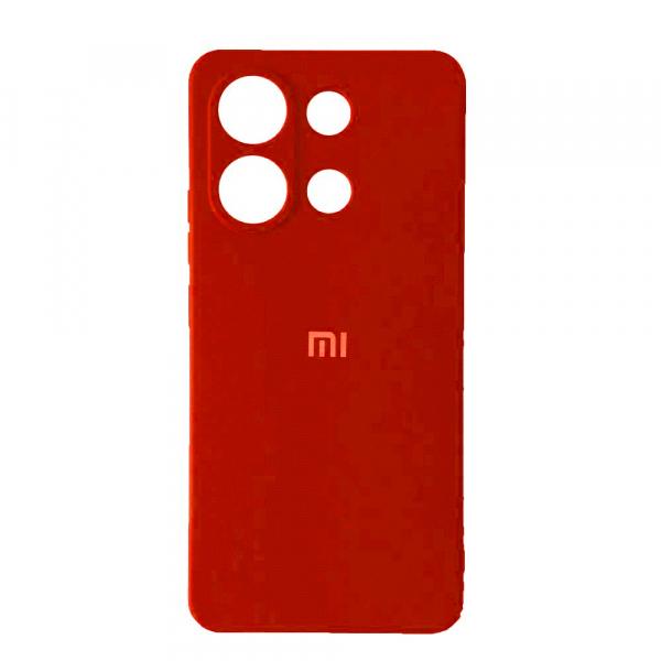 Накладка Silicone Cover Full Protective для Xiaomi Redmi Note 13 Pro 4G Red