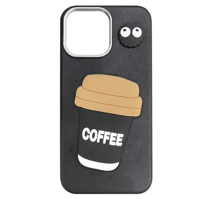 Чохол Leather Toys для Xiaomi Redmi Note 14 4G (Europe version) (Coffee / Black)