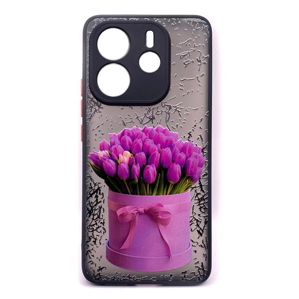 Накладка Totu Gingle Print для Xiaomi Note 14 4G Тюльпани