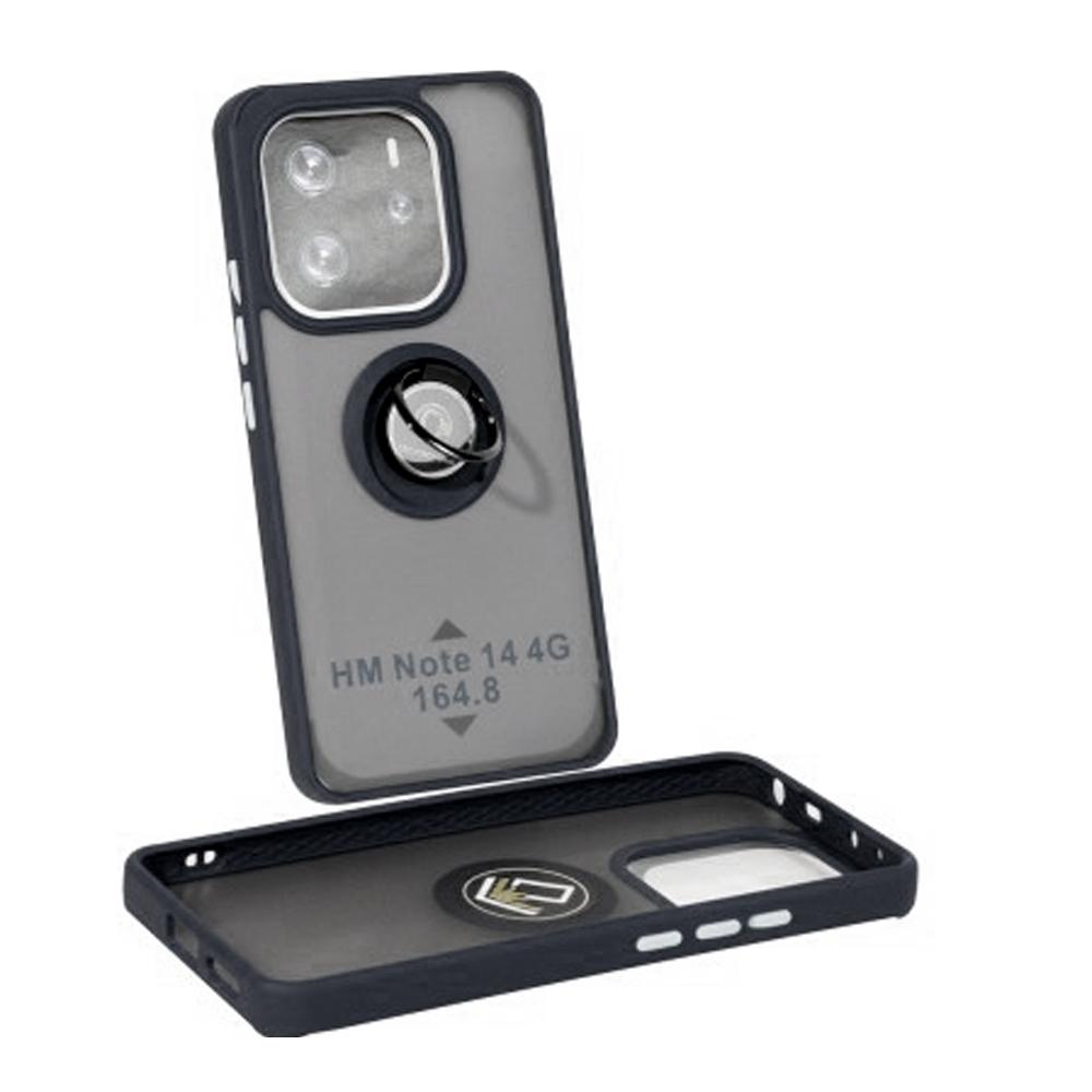 Накладка Totu Gingle Ring для Xiaomi Redmi Note 14 4G (EU 164.84/78.15/8.16mm) чорна