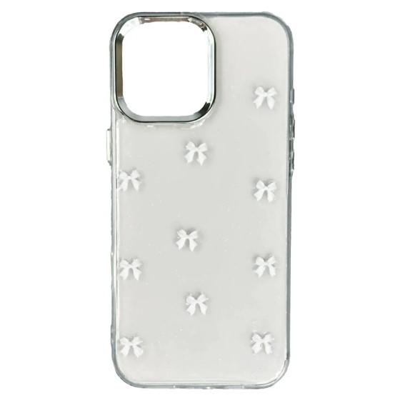 Накладка Shiny Crystal bow для Xiaomi Redmi Note 14S 4G/Note 13 Pro 4G/Poco M6 Pro (White)