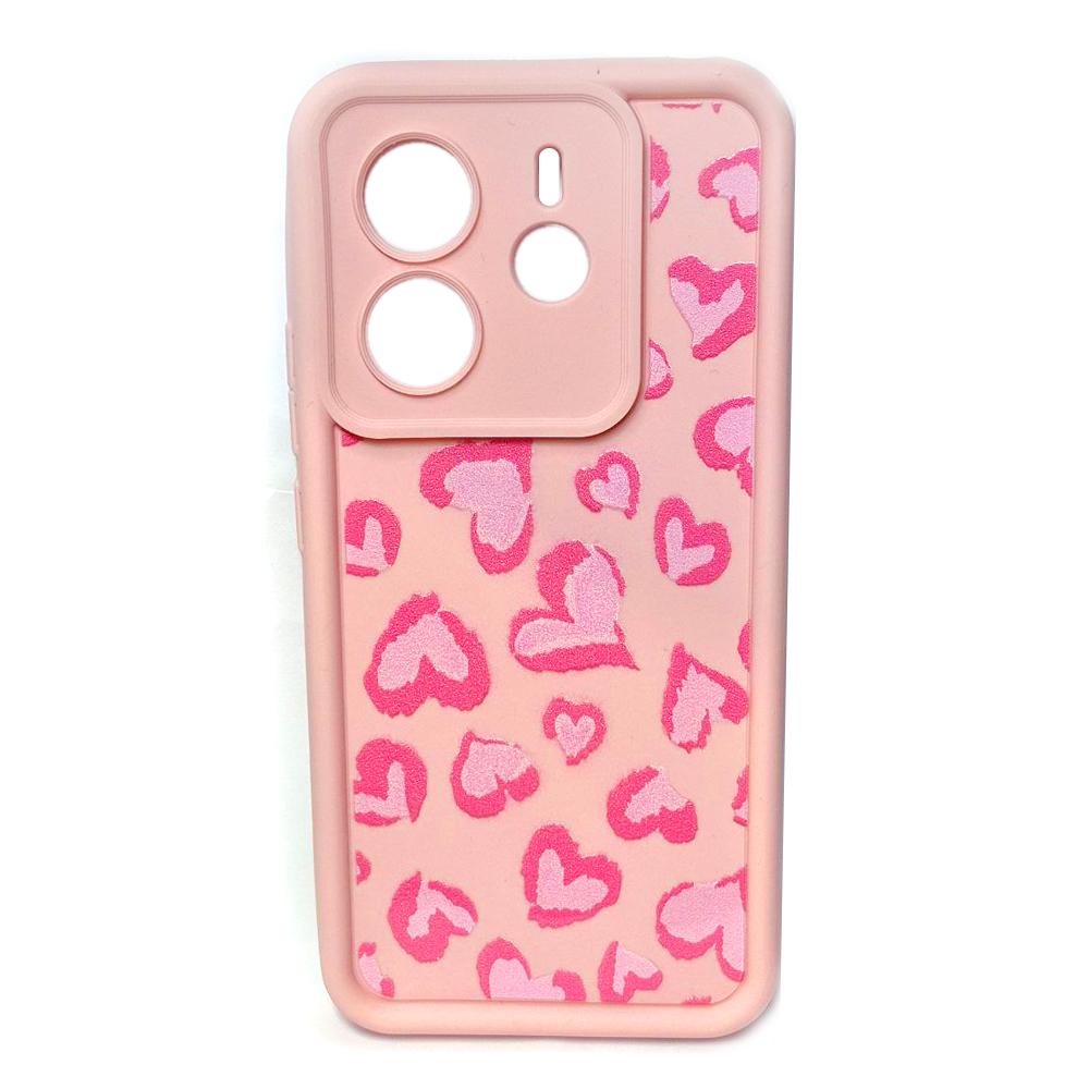 Накладка Shock Sides Resistant для Xiaomi Note 14 4G 164 mm Light pink / hearts