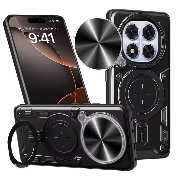 Накладка Protective Stand Case для Xiaomi Redmi Note 14 Pro 5G / Poco X7 (Black)