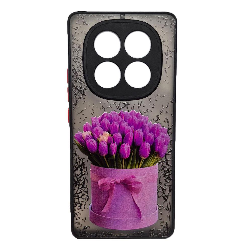 Накладка Totu Gingle Print для Xiaomi Note 14 Pro 4G Тюльпани