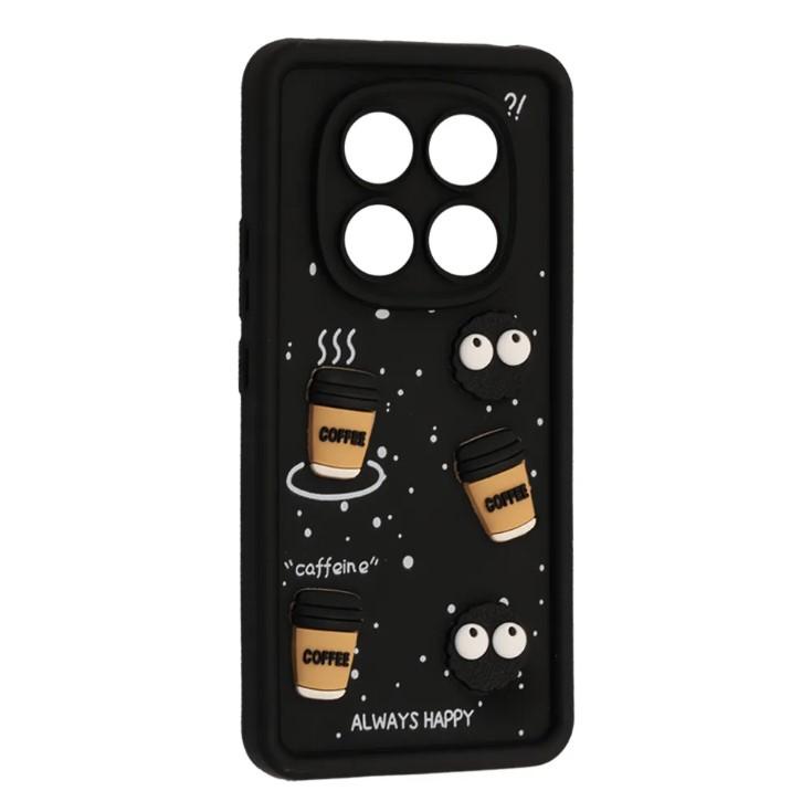 Чохол Pretty Toys для Xiaomi Redmi Note 14 Pro 4G (Black/Always Happy)