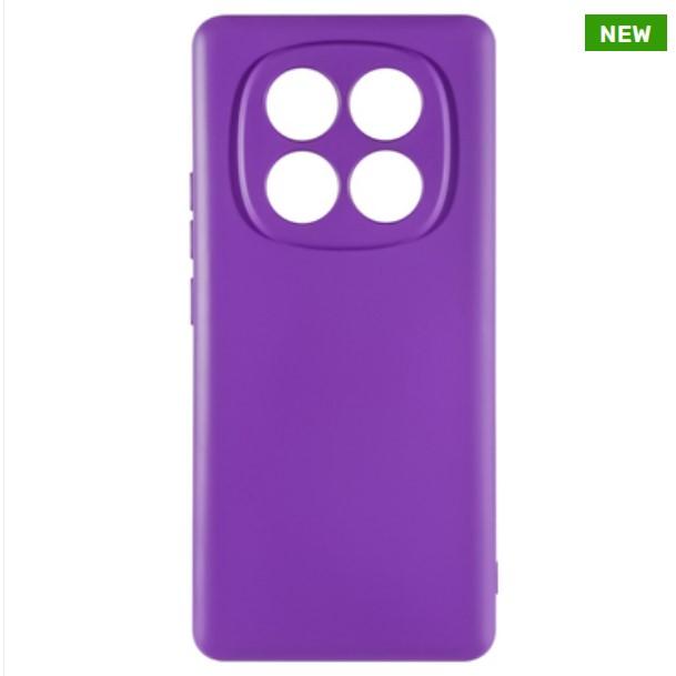Silicone Case Full Camera no logo для Xiaomi Note 14 Pro 4G Purple
