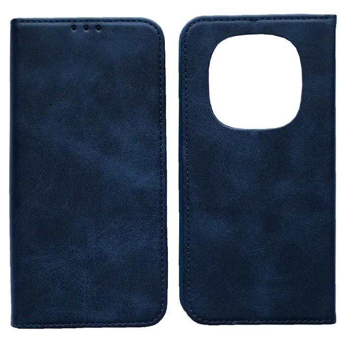 Книжка Black TPU Magnet для Xiaomi Redmi Note 14 Pro 4G синя