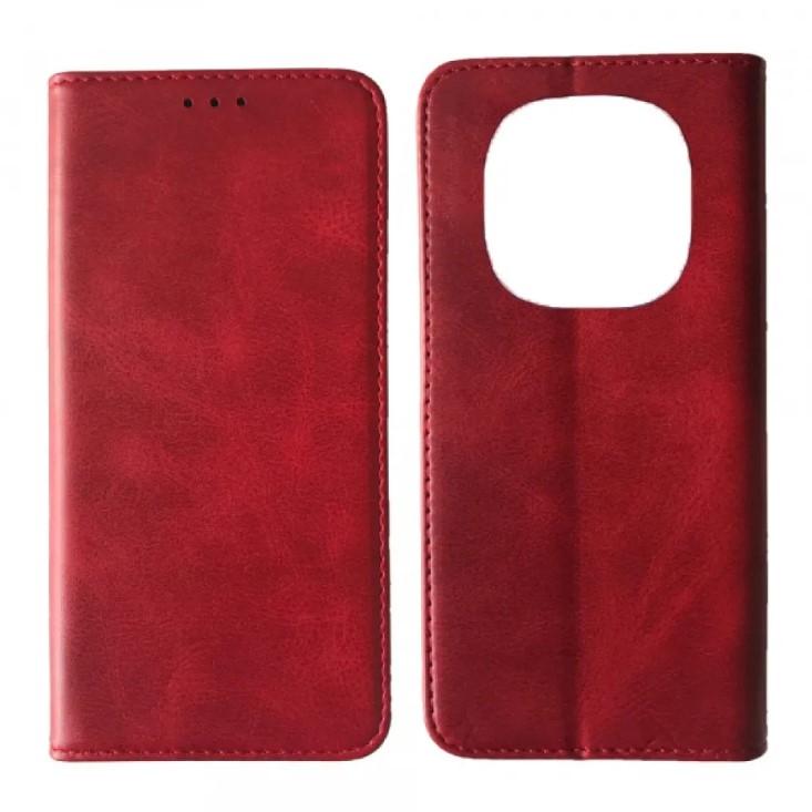 Книжка Black TPU Magnet для Xiaomi Redmi Note 15 Pro 4G червона