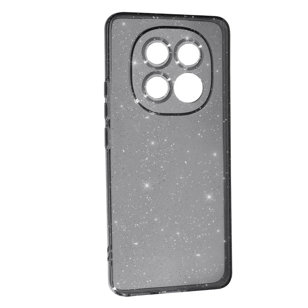 Накладка Molan Cano Glossy Jelly для Xiaomi Redmi Note 15 4G / 5G  чорна з блискітками