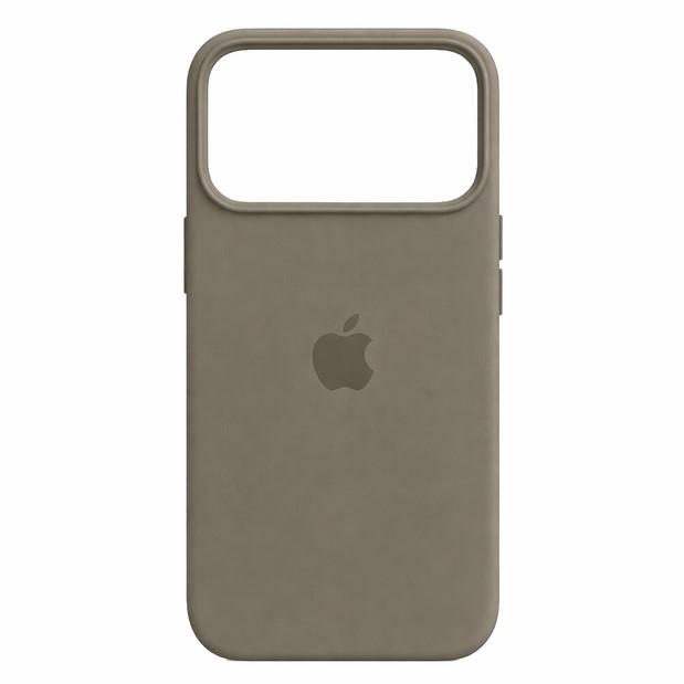 Silicone Case Full Protective (AA) для iPhone 17 Pro (6.3") (Pebble)