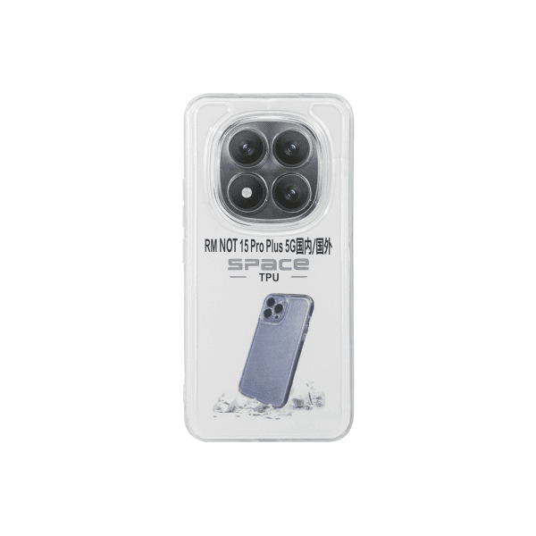 Накладка Space TPU для Xiaomi Redmi Note 15 Pro Plus прозора