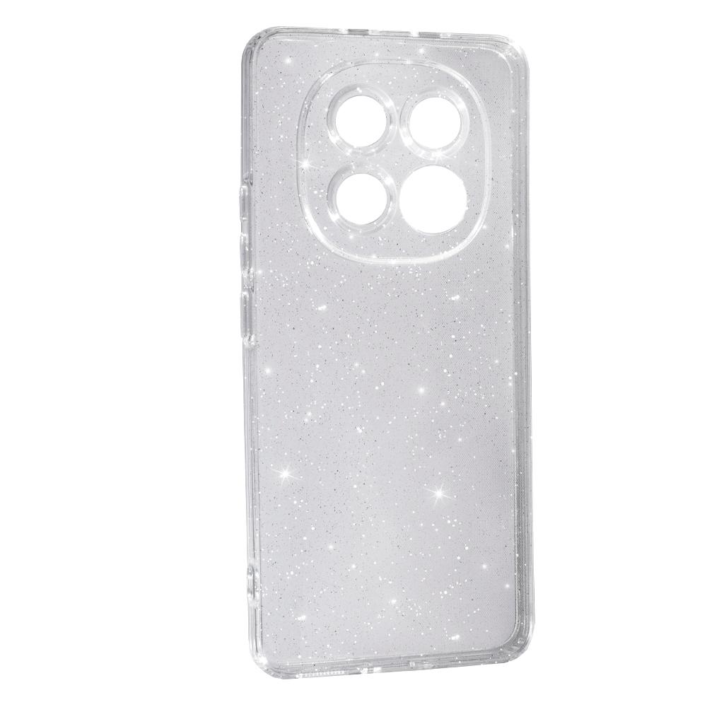 Накладка Molan Cano Glossy Jelly для Xiaomi Redmi Note 15 4G / 5G  прозора з блискітками