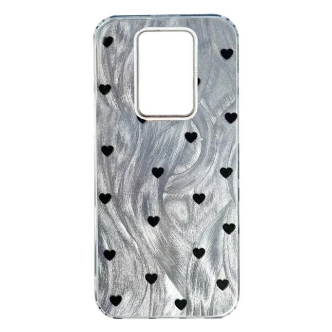 Накладка Nacre Print для Xiaomi Redmi Note 9 Pro/Note 9s  Hearts