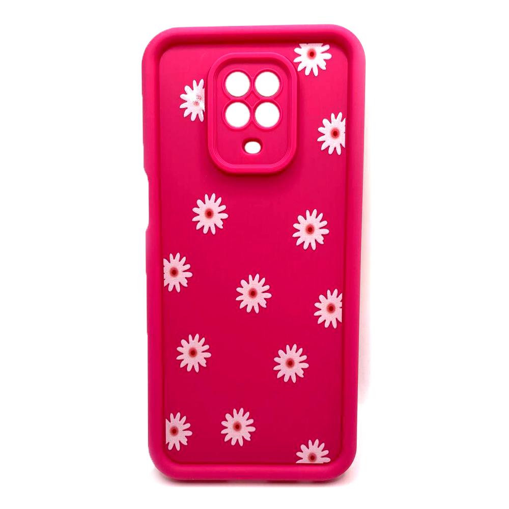 Накладка Shock Sides Resistant для Xiaomi Note 9s/ Note 9 Pro Pink/flowers