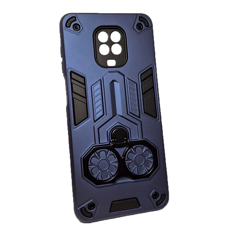 Чохол Armor Shield with Ring Holder для Xiaomi Redmi Note 9S / Note 9 Pro синій