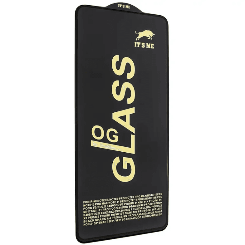 Захисне скло OG Glass для Xiaomi Note 9S/Note 9 Pro/11T//Poco X3/Poco X3 Pro/X4 Pro 5G/F3/F4/ Black Shark 4/Note 10 Pro 4G/Note 11 Pro